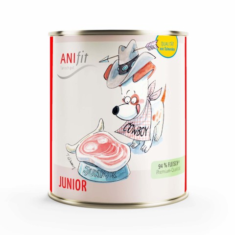 Hund Nassfutter Junior 810g 6 Stück -1- Anifit
