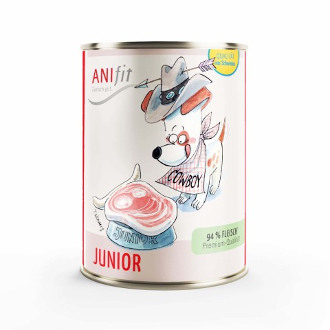 Hund Nassfutter Junior 400g 6 Stück -1- Anifit