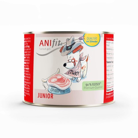 Hund Nassfutter Junior 200g 6 Stück -1- Anifit
