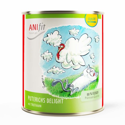 Katze Nassfutter Puterichs Delight 810g 6 Stück -1- Anifit