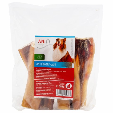 Hund Snacks Kopfhaut 200g 1 Stück -1- Anifit
