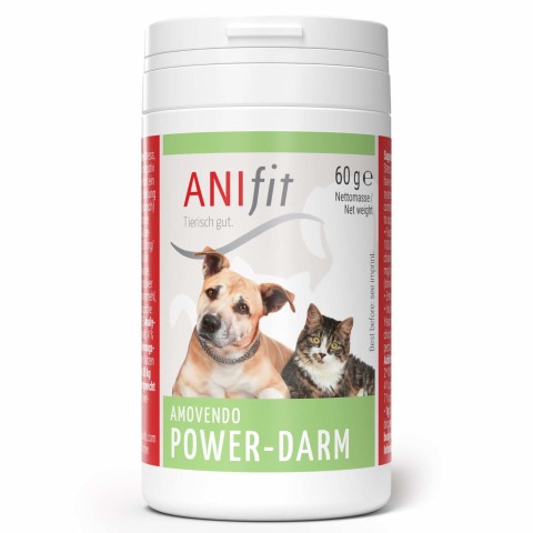 Hund Katze Nahrungsergänzungen Power-Darm 60g 1 Stück -1- Anifit
