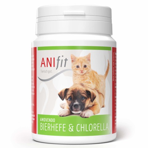Hund Katze Nahrungsergänzungen Bierhefe & Chlorella 170g 1 Stück -1- Anifit