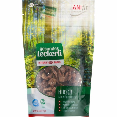 Hund Katze Snacks Hirsch 35g 1 Stück -1- Anifit