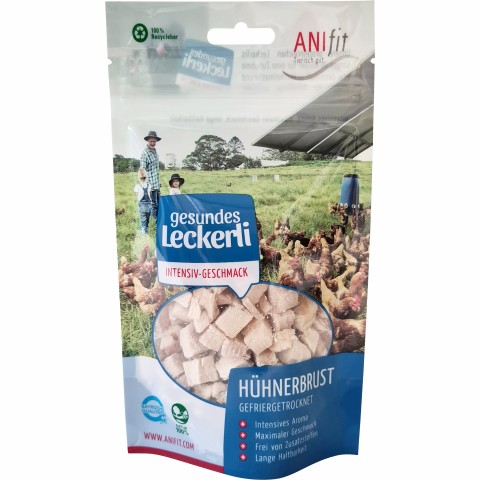 Hund Katze Snacks Hühnerbrust 35g 1 Stück -1- Anifit