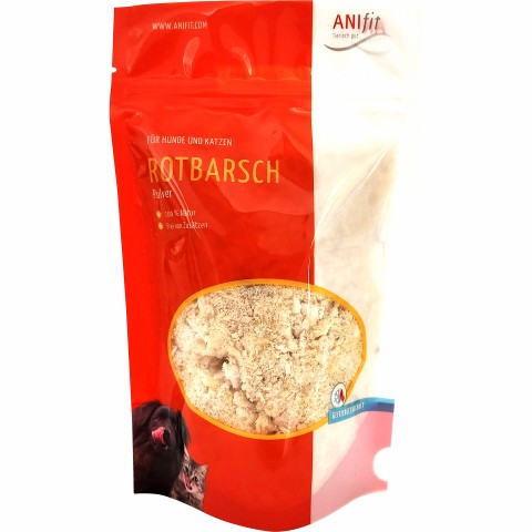 Hund Katze Nahrungsergänzungen Snacks Rotbarschfilet (Pulver) 40g 1 Stück -1- Anifit