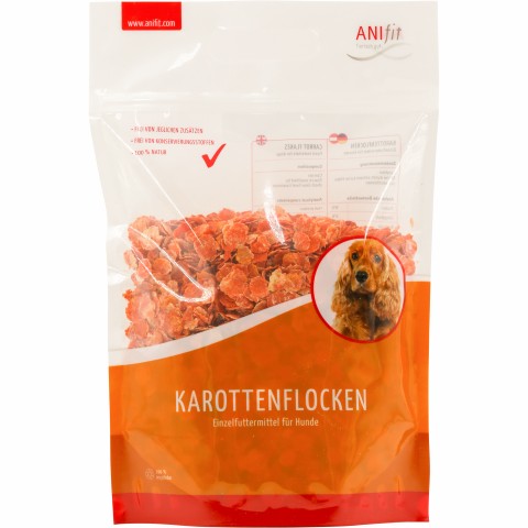Hund B.A.R.F. Flocken Karottenflocke 600g 1 Stück -1- Anifit